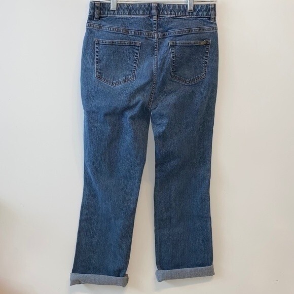 Woolrich High Rise Straight Distressed Mom Jeans  6 - Picture 2 of 6